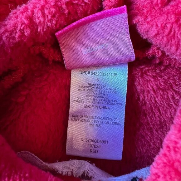 Disney Minnie Mouse Fuzzy Pullover Sweatshirt - Picture 4 of 5